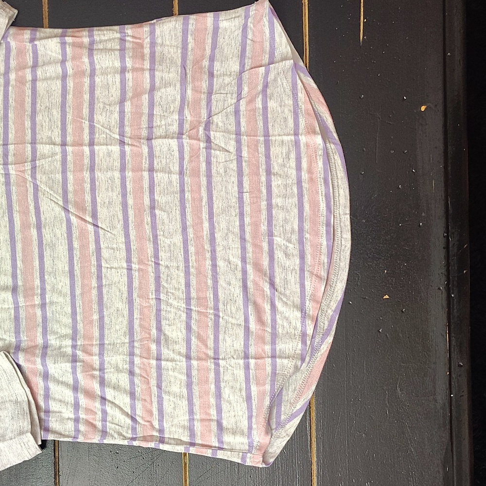 LuLaRoe Randy Multicolor Striped Top - Picture 3 of 13